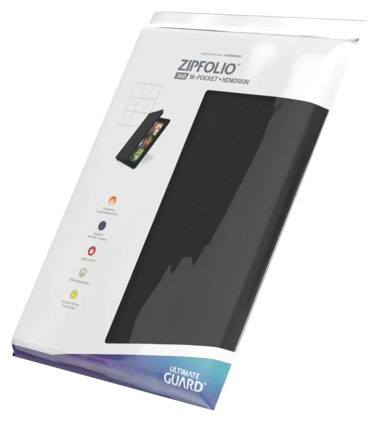 Album Ultimate Guard Zipfolio 360 - 18-Pocket XenoSkin Black