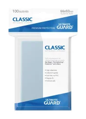 Obaly Ultimate Guard Classic Soft Sleeves - Priehľadné (100 ks.)